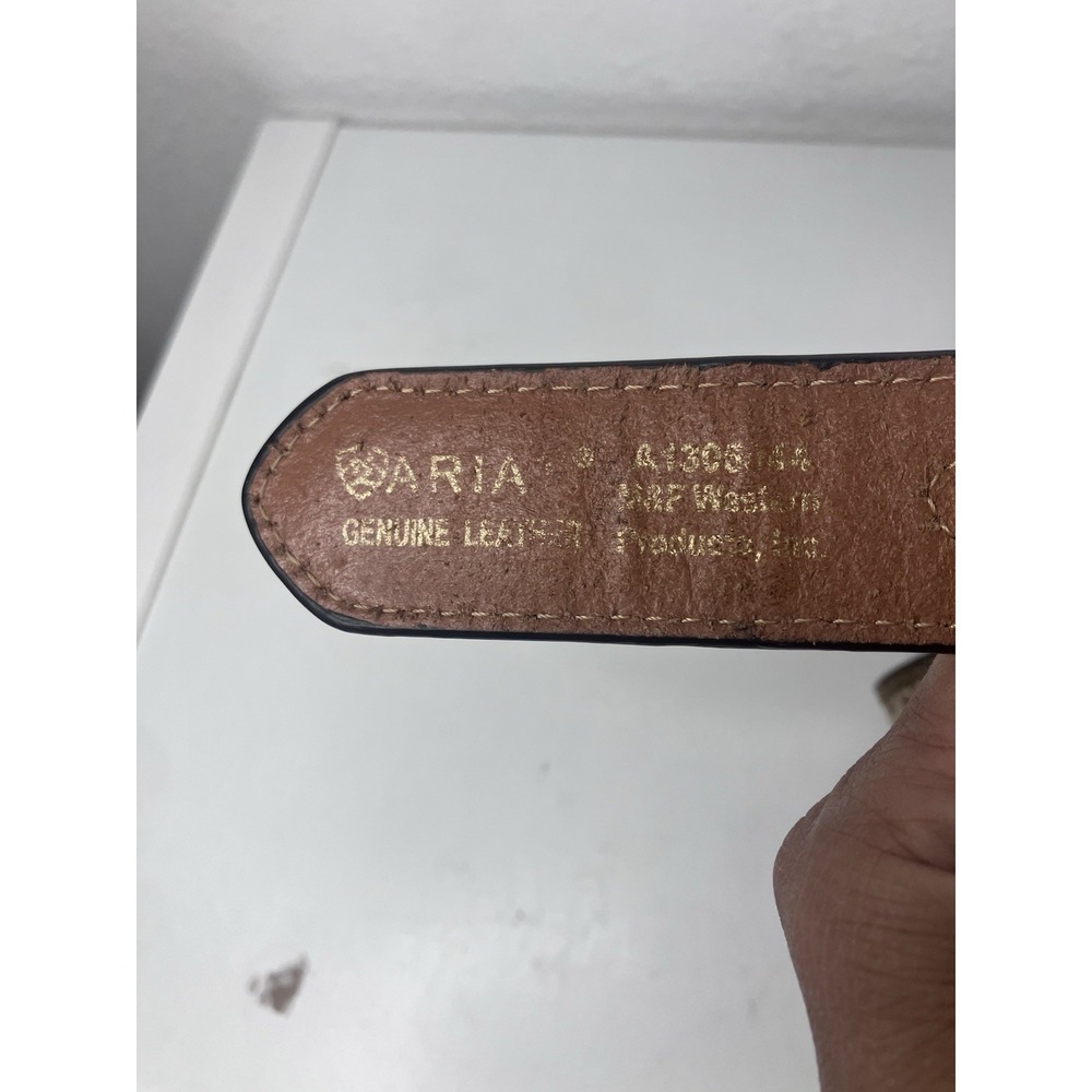Ariat Kids American Flag Belt Buckle & Digital Camo Strap Aged Bark Boys 20 In - Picture 7 of 11
